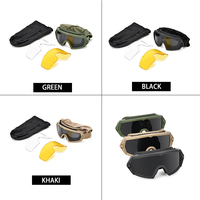 V50 3.5mm MIL certificat tactique Tir Googles Lunettes de protection casque rapide moto Lunettes tactiques
