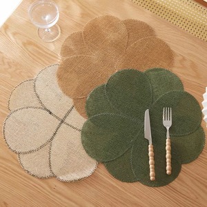 Wholesale Supply <b>Round</b> Braided Jute <b>Placemats</b> for Restaurant Table Settings or Cafe Decor Available at Export Price - Product Image 6