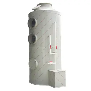 Industriële Natte Gas Rookgas Scrubber En Grote Luchtvolume Scrubber Pp Spray Toren