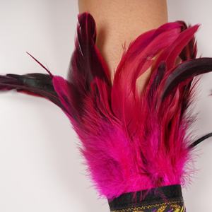 Gelang Manset Bulu Suku Bohemia untuk Festival Pesta, Paket Grosir, Aksesori Etnik Buatan Tangan untuk Festival Musik, Karnaval, Rave - Product Image 6