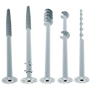 400Mm-6000Mm Fabrikant Direct Groothandel Gegalvaniseerde Spiraalvormige Schroefpalen Verstelbare Grondschroefstapel Voor Hekwerk Schroefpalen - Product Image 2