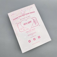 Flyers d'impression de logo personnalisé de haute qualité A5 A6 130gms papier imprimé affiche couleur publicité Flyer affiche Double face