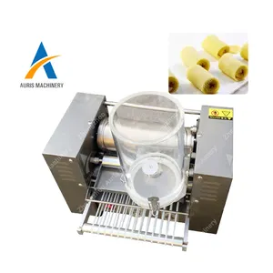 commercial electric customized double sizes automatic pancake roasted duck cake mille layer cake crepe making baking machine