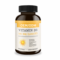 Gélules de Vitamine D3 Haute Puissance pour la Santé Osseuse et le Système Immunitaire, pour Femmes et Hommes, 360 Comprimés, Sans Gluten