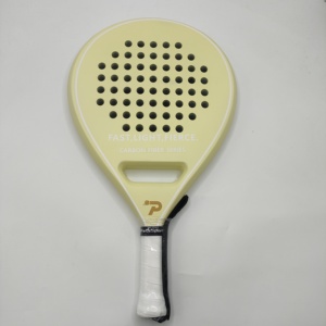 <span class=keywords><strong>Raquette</strong></span> <span class=keywords><strong>de</strong></span> <span class=keywords><strong>padel</strong></span> en fibre <span class=keywords><strong>de</strong></span> carbone légère et durable <span class=keywords><strong>de</strong></span> la série Macaron, haute performance, noyau en mousse EVA rose et blanc pour femmes - Product Image 5