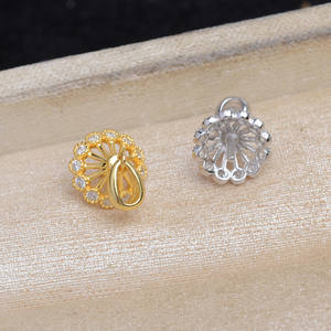 Colgante de Plata S925 con Perla y Cabeza Envuelta en Concealer, 11-12 mm, Accesorios DIY para Joyería JG5952, Colgante y Dije de Diamante - Product Image 2