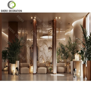 Mostrador de Recepción Personalizado de Lujo para Salón de Belleza, Estación de Espejo para Barbería, Muebles de Salón para Decoración de Salón de Belleza - Product Image 6
