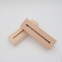 Lampe de nuit LED 3D minimaliste DIY pour chambre à coucher, avec base USB, écriture personnalisée, couleurs personnalisables, intensité réglable, certifiée CE