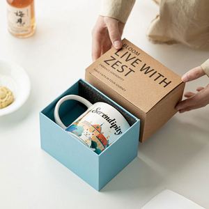 Taza de Café de Cerámica Personalizada de Lujo para Parejas, Taza de Viaje con Sublimación, Regalo para San Valentín, Bodas, Días Festivos, en Caja - Product Image 2