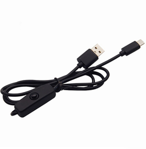 Cable de carga USB tipo C 5V 3A para <span class=keywords><strong>Raspberry</strong></span> <span class=keywords><strong>Pi</strong></span> <span class=keywords><strong>4</strong></span> Cable de alimentación con interruptor de encendido/apagado para computadora RPI <span class=keywords><strong>4</strong></span> Modelo B RPI 4B - Product Image 3