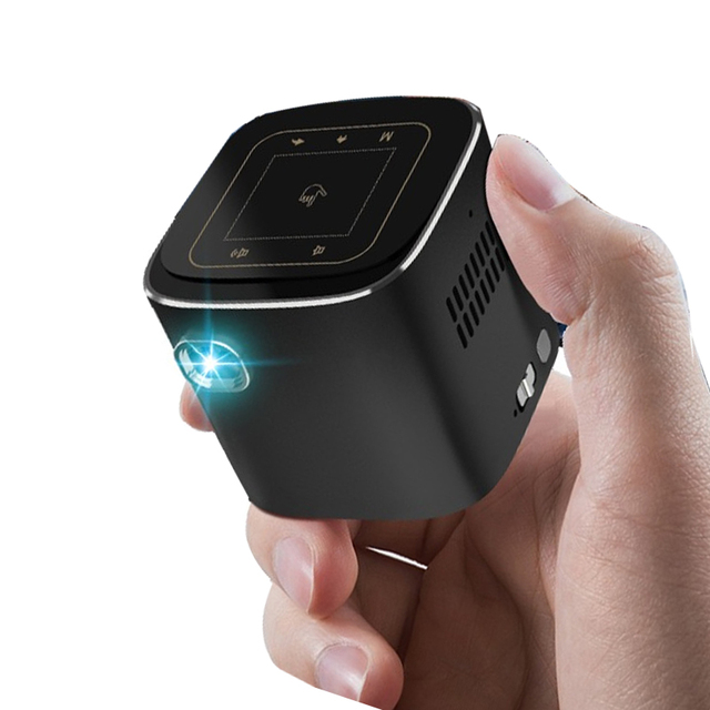 High Quality Wireless Rechargeable Projectors USB Full hd 1080p Home Theater Movie Projector for Mobile Phone