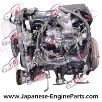 Otomotif asli digunakan lengkap 5L 2,4 L pemindahan 2.4 D 4WD mesin Gearbox untuk Hiace 1987-1988 6 bulan garansi Stock