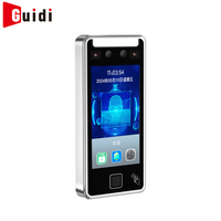 Máquina de Control de Acceso con Huella Dactilar y Reconocimiento Facial, Impermeable IP65, con Pantalla de Alta Definición de 5 Pulgadas, Combinada con Control de Asistencia