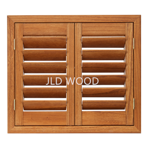 Vendita di fabbrica di alta qualità piccola finestra di legno personalizzato in PVC finestra piantagione otturatore - Product Image 3