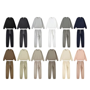 Sudadera con Capucha Personalizada DTG con Logotipo en Relieve, 100% Algodón, 400 g/m², Conjunto de Sudadera y Pantalones Deportivos para Hombre - Product Image 2