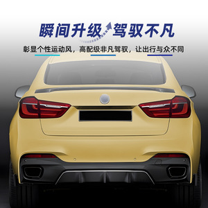 สปอยเลอร์หลัง BMW X6 F16 M Sport MP สีดำเงา ลายคาร์บอนไฟเบอร์ ผิวด้าน ปี 2015-2019 รุ่น Amp Z - Product Image 5