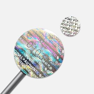 Autocollants de garantie holographiques personnalisés imprimés avec sceau de sécurité anti-effraction en PET pour la logistique - Product Image 4