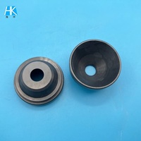 Buse conique en carbure de silicium de haute précision, résistante à l'usure, pointe de pulvérisation SiC pour systèmes industriels de contrôle des fluides et des gaz