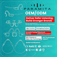 Écouteurs à Conduction Osseuse Marque Blanche OEM ODM Logo Personnalisé Couleur Emballage Faible MOQ LED Étanche IPX8 pour Oreillette 5.4