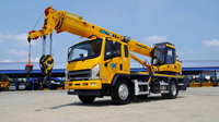 Nouvelle grue de camion hydraulique légère de 12 tonnes XCT12L4-1 XCT12L5 avec moteur Euro 5 Euro 6