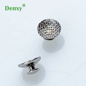 Denxy diş ortodonti taban Lingual düğmeler Metal Bondable doğrudan halkalar çekiş kanca diş hekimliği aksesuarları malzemeleri - Product Image 2