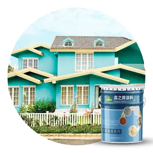 FOREST Manufacturer Supply Outdoor Waterproofing Decorative Colour Home Exterior Latex Wall Oil Paint for building