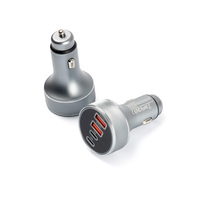 Chargeur de voiture HNT 4 en 1 avec double QC3.0 USB 90W, chargeur de voiture USB rapide, charge rapide PD&QC pour téléphone