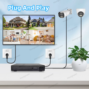 نظام كاميرات مراقبة منزلية هونغناير بدقة 2/5 ميجابكسل، 4/8 قنوات، صوت ثنائي الاتجاه، كاميرات قبة ورصاصية AHD <span class=keywords><strong>DVR</strong></span>، نظام كاميرات أمان تناظرية - Product Image 3