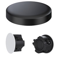Altavoces Inalámbricos WiFi con Resistencia al Agua IPX6, Amplificador de Audio, Woofer de 4 Pulgadas, Altavoz de Techo, Sistema de Sonido Estéreo HiFi, Reproductor