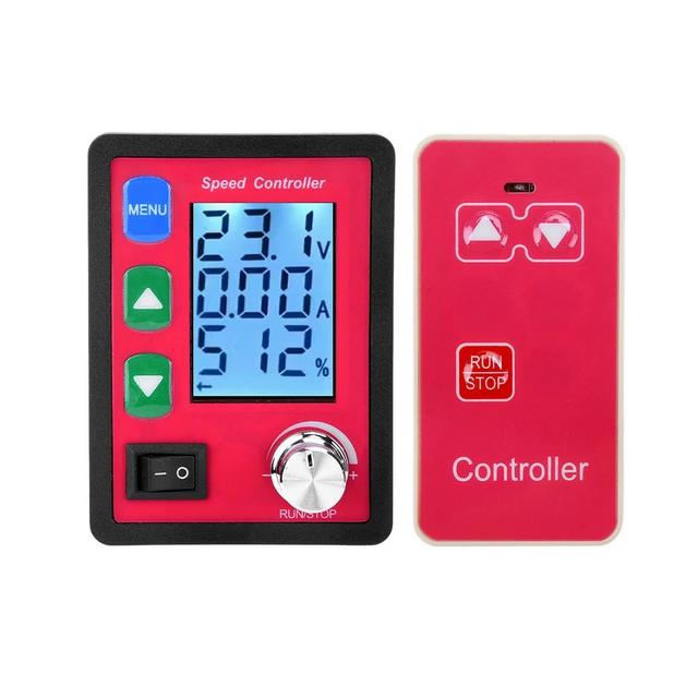 PWM DC Brushed Motor Speed Controller DC6-55V 20A Real-time Voltage Current Digital Display With Wireless Remote Control BOM PCB PCBA SMT
