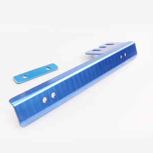 Marco de Matrícula de Aleación de Aluminio de 300 mm con Abrazadera Azul de Uso General - Product Image 3
