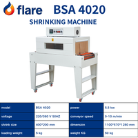 450L BSA4020 Elektrische Halbautomatische Kunststoff-Folien-Schneid- und Schrumpfmaschine Vertikale Versiegelungsmaschine 220V Energiesparend für Bekleidung