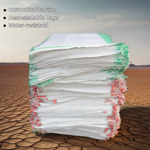 Sac en plastique tissé thermoscellable réutilisable pour l'emballage du riz et des grains de maïs - Product Image 1