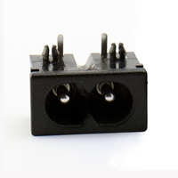 DB-8-04 Gambar 8 Soket Inlet Daya AC019 Pemasangan Panel Snap-in Tahan Suhu Tinggi 2 Pin Stopkontak Daya AC
