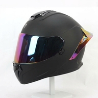 Casque de moto ABS intégral à double visière 613 avec fermeture à dégagement rapide, certifié DOT, nouveau modèle