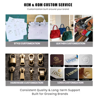 Kadınlar İçin Özel Üretim OEM Markalı Çevre Dostu Dayanıklı Küçük Moda Hakiki Deri Örgülü El Çantası