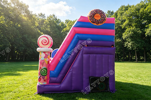 Château gonflable commercial extérieur Lilytoys pour enfants, château gonflable combiné Candy Combo avec toboggan - Product Image 6