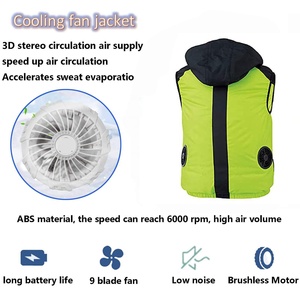 Men and Women Wear Outdoor Factory Construction Clothing <b>Air</b> <b>Conditioning</b> Cooling Vest with <b>Fan</b> - Product Image 3