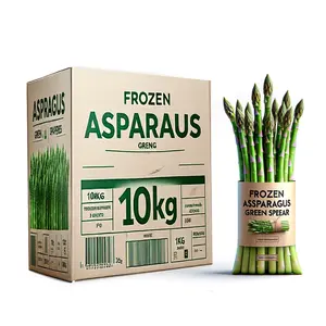 Asperges fraîches au meilleur prix Asperges IQF Fournisseurs de pointes et de coupes blanches et vertes Asperges congelées pour acheteurs en gros