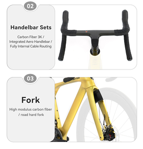 จักรยาน Twitter T10pro รุ่นพิเศษ พรีเมียม อีเดชั่น คาร์บอนเต็มคัน 24 สปีด เบรกดิสก์ ระบบเกียร์แบบกลไก โครงแอโร่ น้ำหนักเบา - Product Image 6