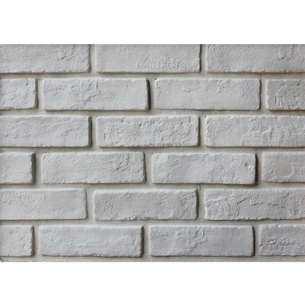 Modern Design Solid Surface Artificial Stone Wall Board Faux Gray Brick Tile Sheets CE Certified for Hotel House Decoration