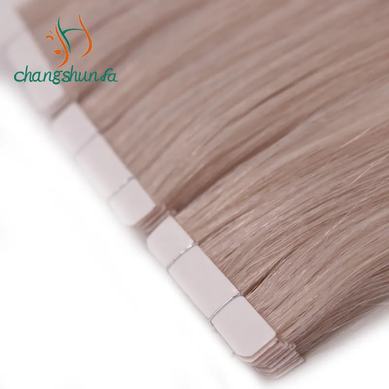 Invisible Tape In 100% Remy European Human Hair Extensions Double Drawn Thick Ends Remy Injected Tape In