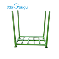 Chariot pliable robuste de 1000 kg, blanc, avec base solide et conteneur en treillis métallique pour entrepôt