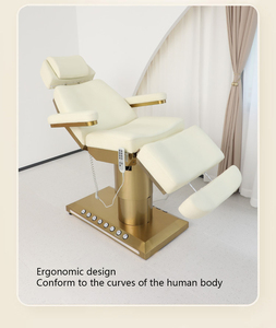 Luxury Optional Color/Logo Electric 3/4 Motors Tattoo Beauty Bed Massage Tattoo Adjustable Electric Facial Chair Bed Salon - Product Image 5