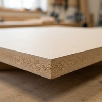 Tablero de MDF Crudo 1830*2750mm 1mm-30mm 650-850kg/m3 Fibra de Densidad Media Lijada 1220x2440mm para Muebles y Diseño de Interiores