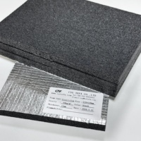 Feuilles d'isolation thermique et acoustique en mousse de polyoléfine à cellules fermées LDPE, imperméables, pour conduits d'air CVC et construction de bâtiments (à découper)