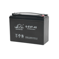 Batterie VRLA GEL 12V 40Ah 6-EVF-40 à décharge profonde pour transpalette électrique, voiturette de golf et équipement d'entrepôt