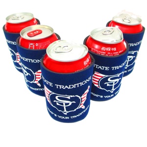 <b>Collapsible</b> Foldable Can Cozy Beer Coolies Stubby Holder Neoprene Can Cooler with Custom Logo s - Product Image 3
