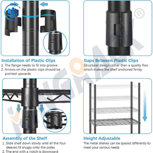 منظم معاطف شماعات متعددة للأدوات المنزلية تحمل حمولات ثقيلة - Product Image 4