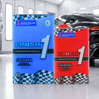 Sherwin Williams Finish 1 F1C2180A VOC Vernis acrylique 2K haute brillance pour automobile F1H3020A Durcisseur pour réparation et rénovation automobile en aérosol